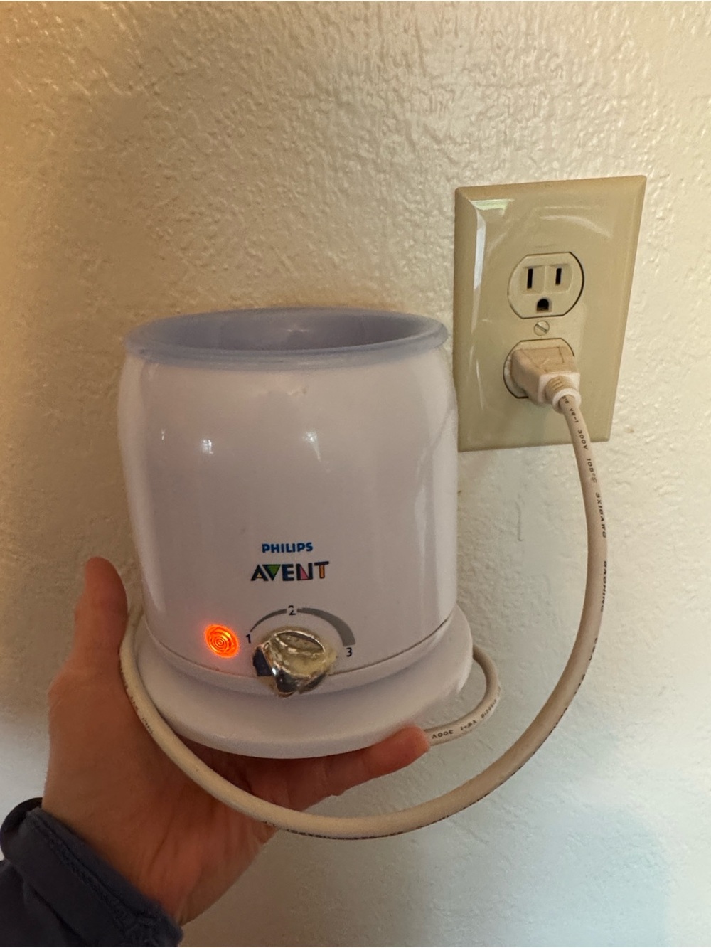 Philips Avent White Bottle Warmer